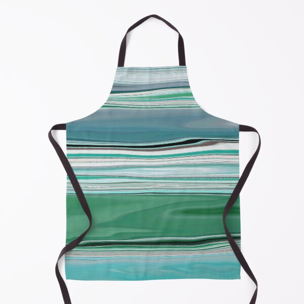 Item preview, Ocean Abstract Horizontal Stripes Beachy Vibes Beach House Décor Art 4 of 20 designed and sold by Beachy.
