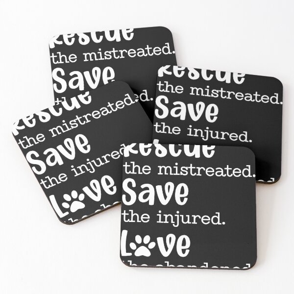 Item preview, Rescue The Mistreated Save The Injured Love The Abandoned designed and sold by nildishadinm.