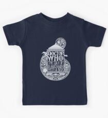 Mad Man with a Box - dark blue Kids Tee