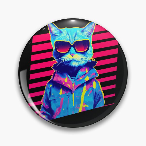 Item preview, Vaporwave Cat designed and sold by TheSamuraiCat.