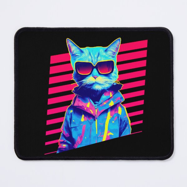 Item preview, Vaporwave Cat designed and sold by TheSamuraiCat.