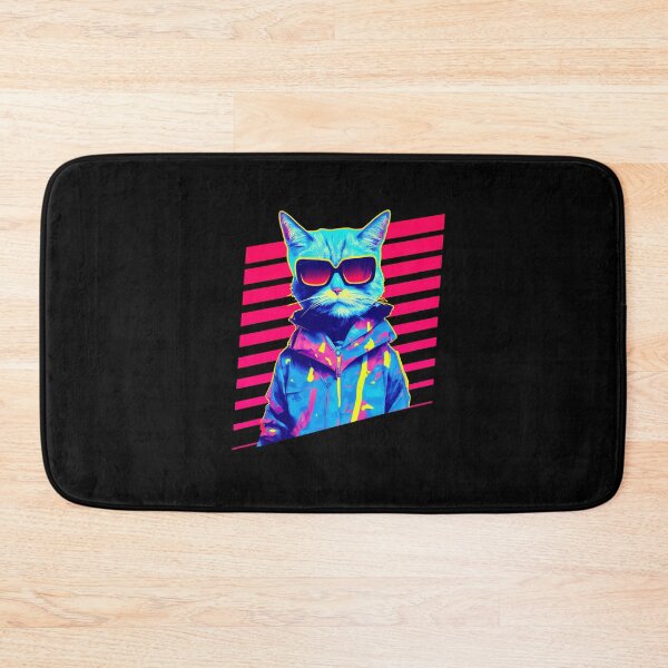 Item preview, Vaporwave Cat designed and sold by TheSamuraiCat.