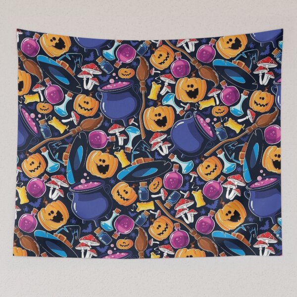 Item preview, Seamless halloween pattern designed and sold by ketkidesign.