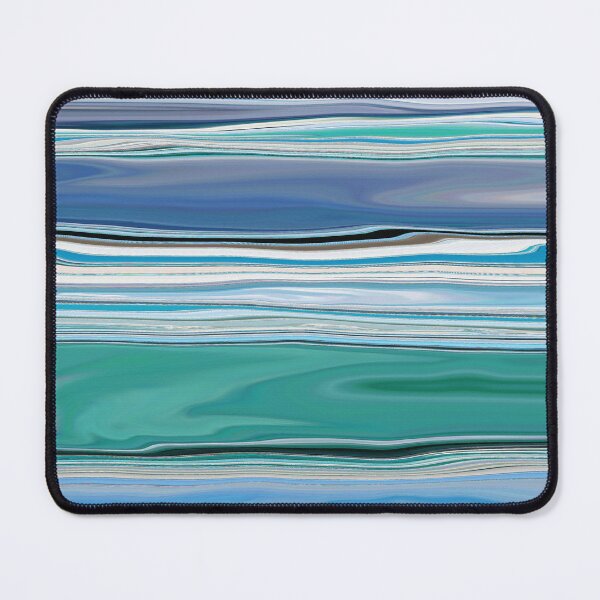 Item preview, Ocean Abstract Horizontal Stripes Beachy Vibes Beach House Décor Art 5 of 20  designed and sold by Beachy.