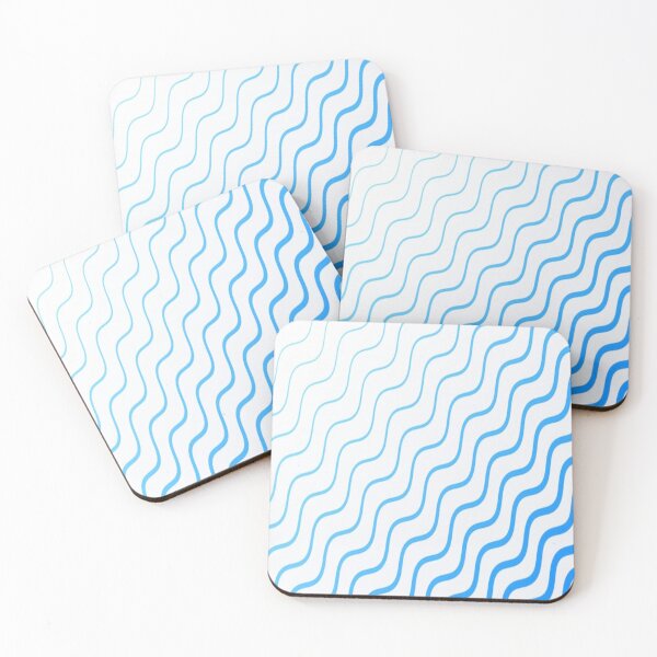 Item preview, Cute blue and white wavy stripes top design designed and sold by BEAUTY ⭐⭐⭐⭐⭐.