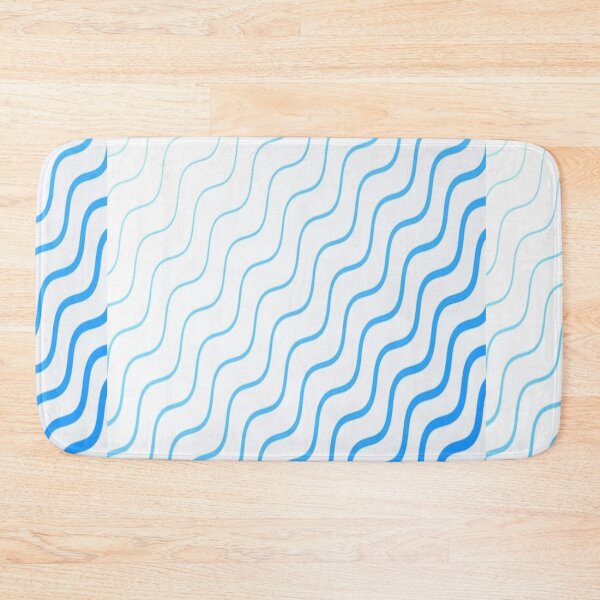 Item preview, Cute blue and white wavy stripes top design designed and sold by BEAUTY ⭐⭐⭐⭐⭐.