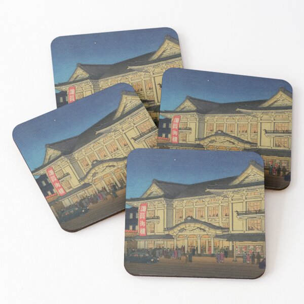 Artikelvorschau, Kabuki-Theater von Kawase Hasui entworfen und verkauft von Takeda-art.