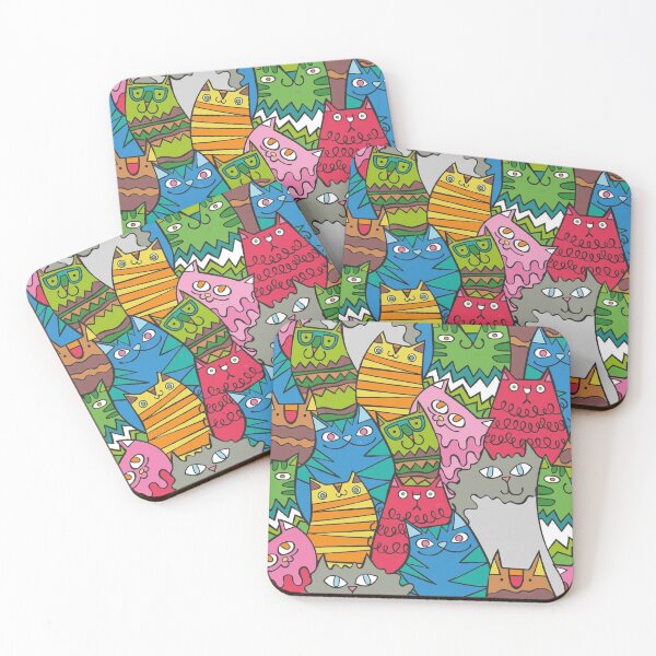 Item preview, Cats. Cartoon animals. Seamless pattern designed and sold by ketkidesign.