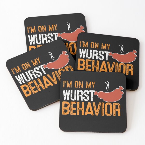 Item preview,   I'm On My Wurst Behavior Shirt Funny German Oktoberfest designed and sold by artzaka.