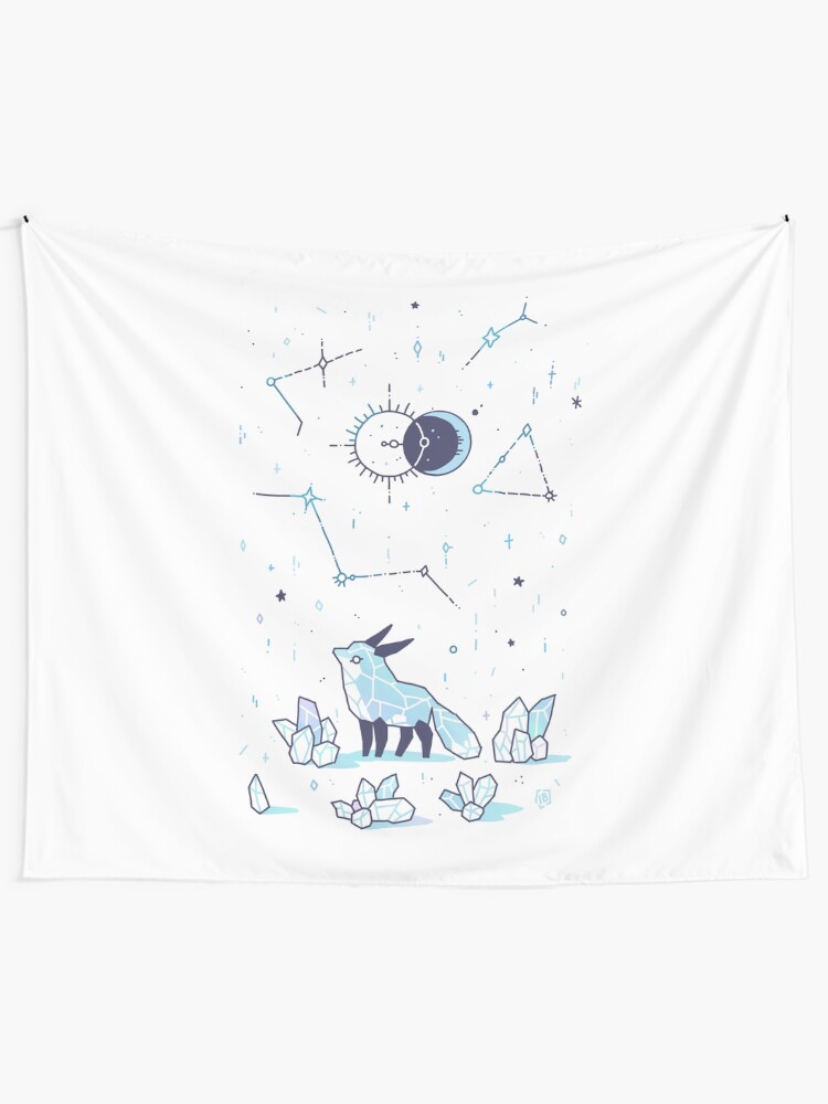 Alternate view of Arctic Nights Tapestry
