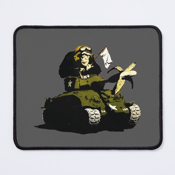 Item preview, Banana Tank Chimp White Flag designed and sold by WE-ARE-BANKSY.
