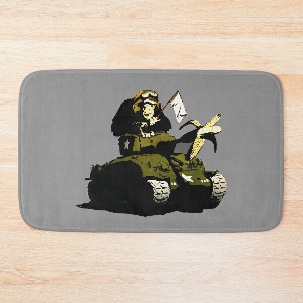 Item preview, Banana Tank Chimp White Flag designed and sold by WE-ARE-BANKSY.