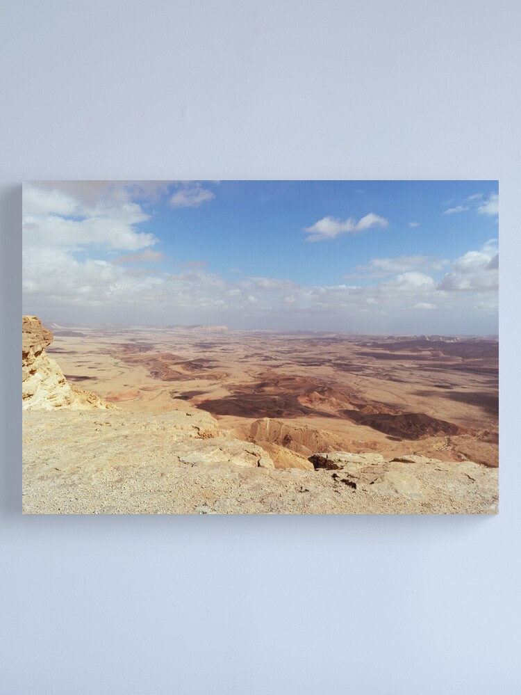 Alternate view of Mitzpe Ramon, Israel. Ramon Crater. Canvas Print