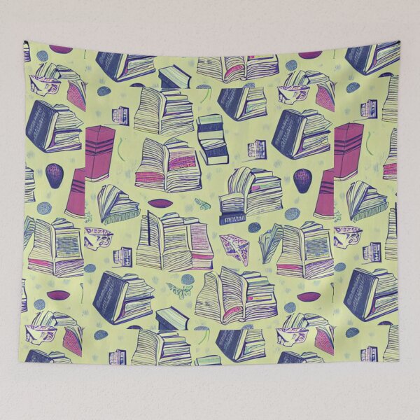 Item preview, AI flying Book pattern  designed and sold by Music-design-22.