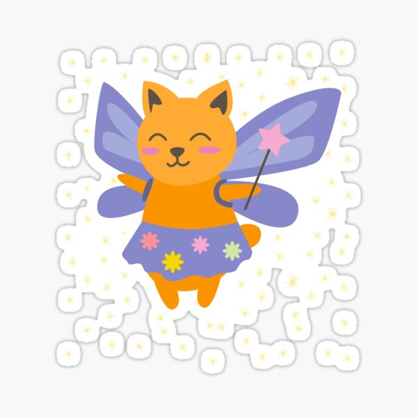 Item preview, Cute cat as a Fairy, Family Halloween Fun designed and sold by CLOUDREST.