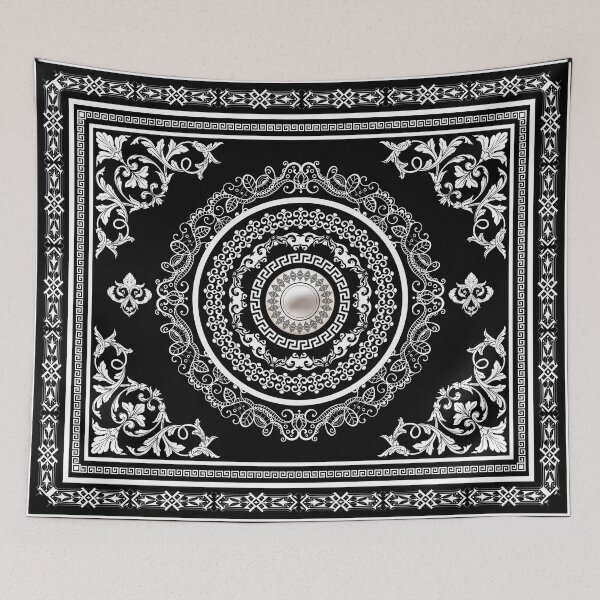 Item preview, Ornate Baroque White Black Greek Key Border designed and sold by Yiorgos Designs.