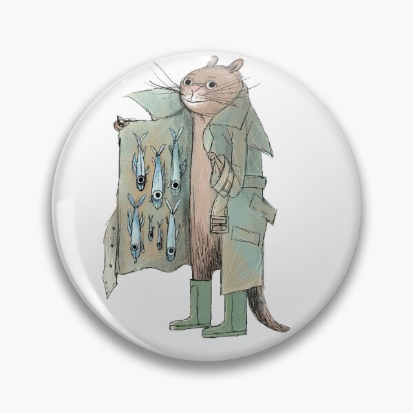 Item preview, Trenchcoat Otter designed and sold by Nici Gregory.