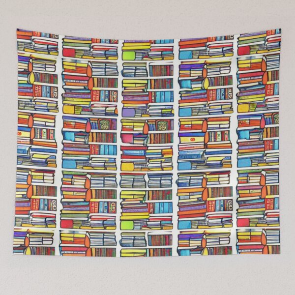 Item preview, Ai Bookshelf pattern  designed and sold by Music-design-22.