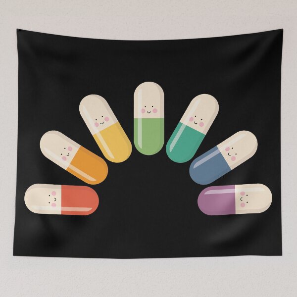 Item preview, Happy rainbow capsule pills designed and sold by Eenig.