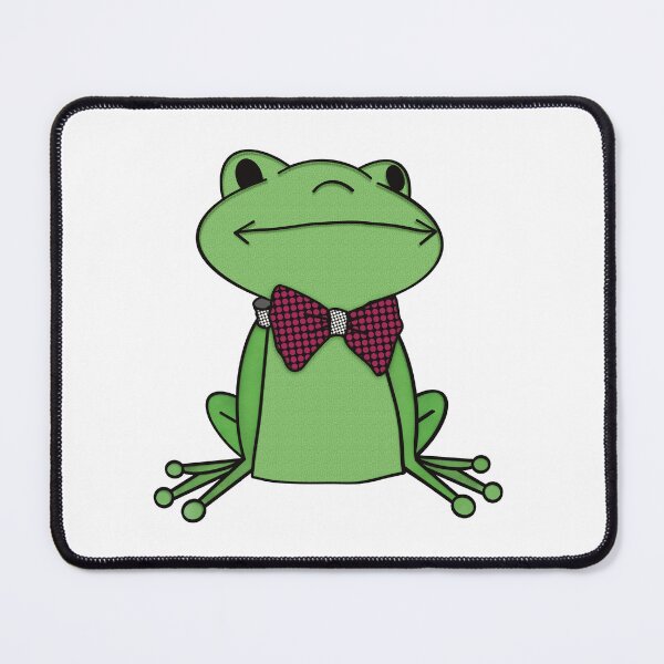 Item preview,  Frog Stickers - Happy Frog wearing Polka Dot Bow Tie designed and sold by FlippinTurtles.