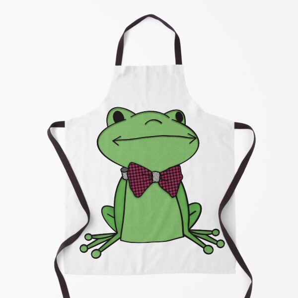 Item preview, Frog Stickers - Happy Frog wearing Polka Dot Bow Tie designed and sold by FlippinTurtles.