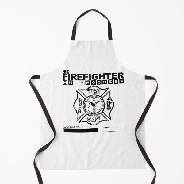 Item preview, Eric | FIREFIGHTER in Progress | Future Firefighter | Black Text designed and sold by Loving-school.