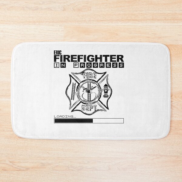 Item preview, Eric | FIREFIGHTER in Progress | Future Firefighter | Black Text designed and sold by Loving-school.