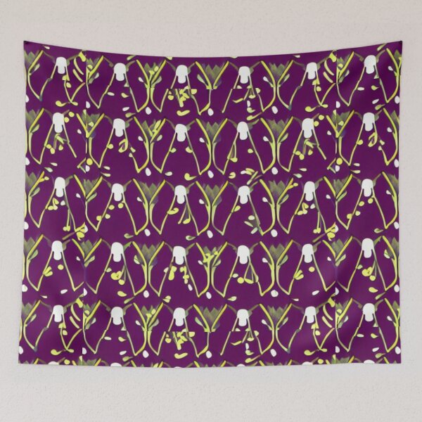 Item preview, Ai flower pattern designed and sold by Music-design-22.