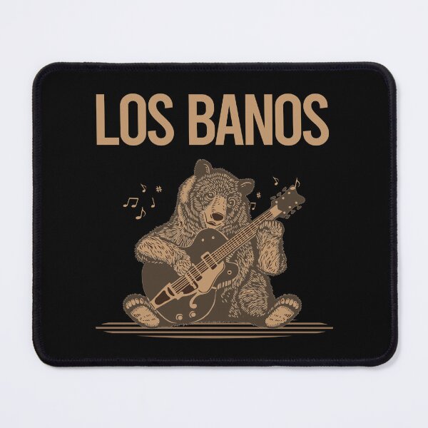 Item preview, Bear With Guitar Los Banos designed and sold by BloodMoneyTwit.
