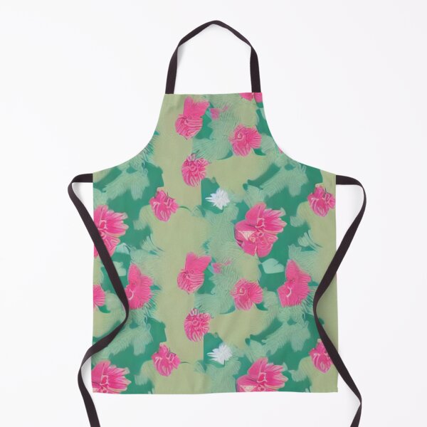 Item preview, AI flower on pond pattern designed and sold by Music-design-22.