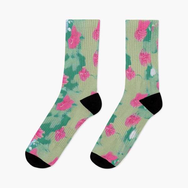 Item preview, AI flower on pond pattern designed and sold by Music-design-22.