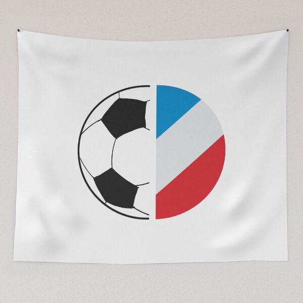 Item preview, Funny Soccer Design With Frensh Flag For Soccer And Futsal Lovers designed and sold by awesomedraw.