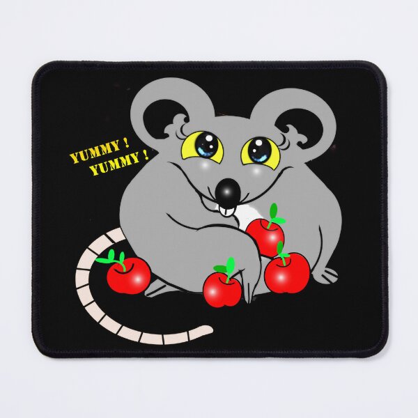 Item preview, Yummy! a greedy rat  designed and sold by Shirley cute art .