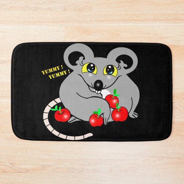 Item preview, Yummy! a greedy rat  designed and sold by Shirley cute art .