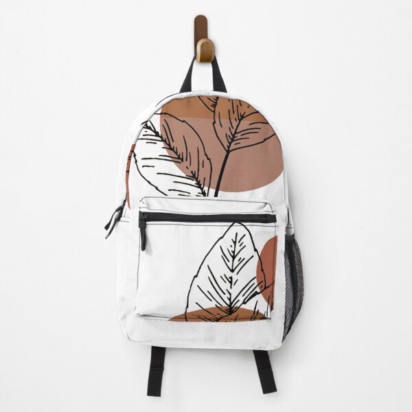 Item preview, leaves warm colours earth brown red abstract art designed and sold by noha alzohbi.