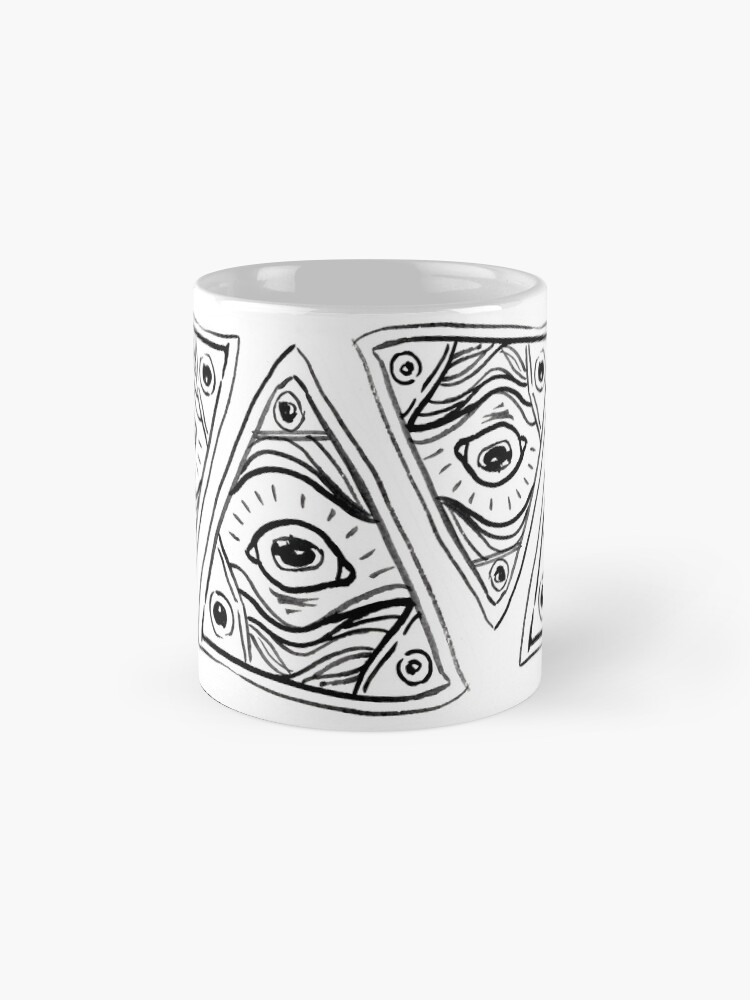 Alternate view of Wobbly Illuminati Eye Mug