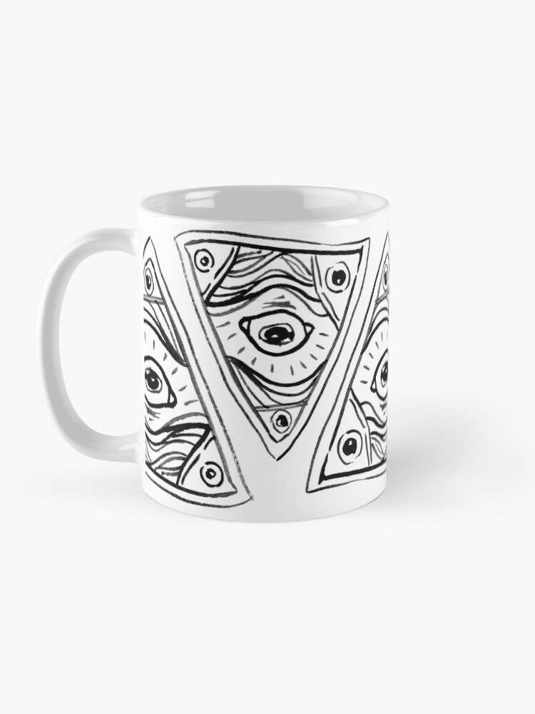 Alternate view of Wobbly Illuminati Eye Mug