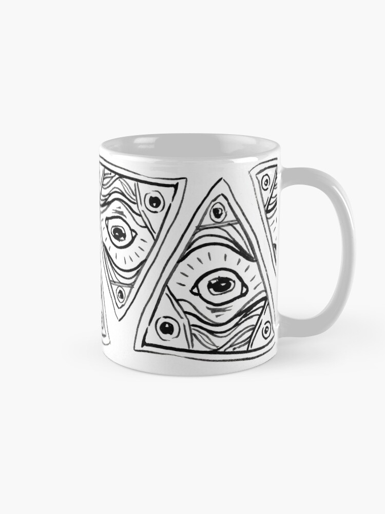 Alternate view of Wobbly Illuminati Eye Mug