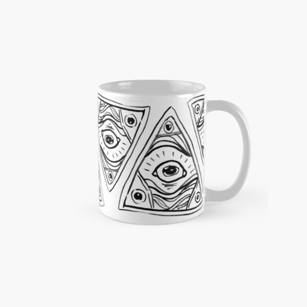 Vista previa del artículo con la obra «Ojo Illuminati tambaleante», diseñado y vendido por nykiway.