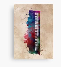 keyboard art #keyboard #piano Canvas Print