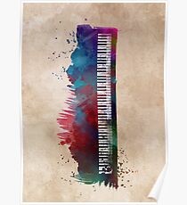 keyboard art #keyboard #piano Poster