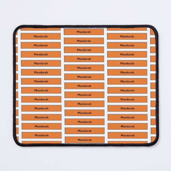 Item preview, Mandurah Station Sign designed and sold by Sam-The-Penguin.