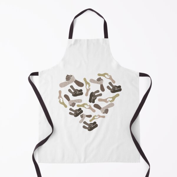 Item preview, Different Skin Color Hands Heart designed and sold by Ka92.