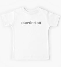 Murderino im Blocktext - Mein Lieblingsmord Podcast Kinder T-Shirt