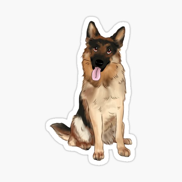 German Shepherd Sticker