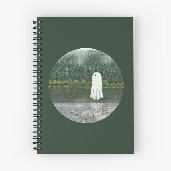 Item preview, Haunted green lake ghost circle designed and sold by AnnaEleCreate.