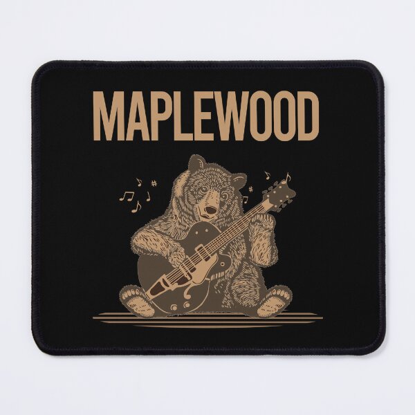 Item preview, Bear With Guitar Maplewood designed and sold by BloodMoneyTwit.
