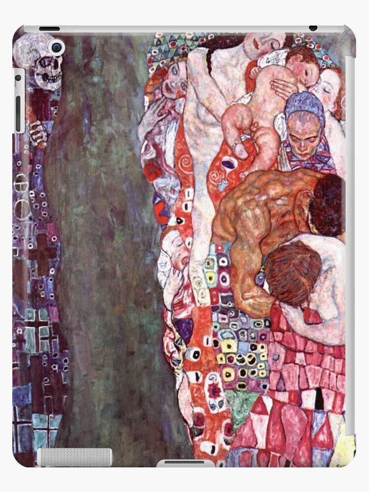 Coque Et Skin Adhesive Ipad La Mort Et La Vie 1916 De Gustav Klimt Par Lexbauer Redbubble