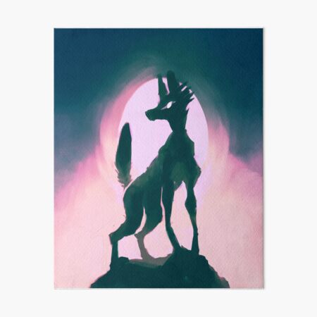 Item preview, artsy sunrise wolf  designed and sold by revioLATE.