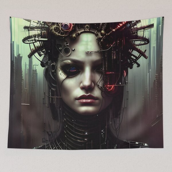 Item preview, Cyberpunk Woman designed and sold by GothicArtistry.
